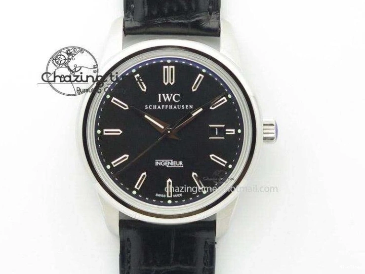 MIROTIME 0101 UrbanStyle Aquatimer Automatic IW329002 V6F 1:1 Best Edition Black Dial On SS Bracelet MIYOTA 7317